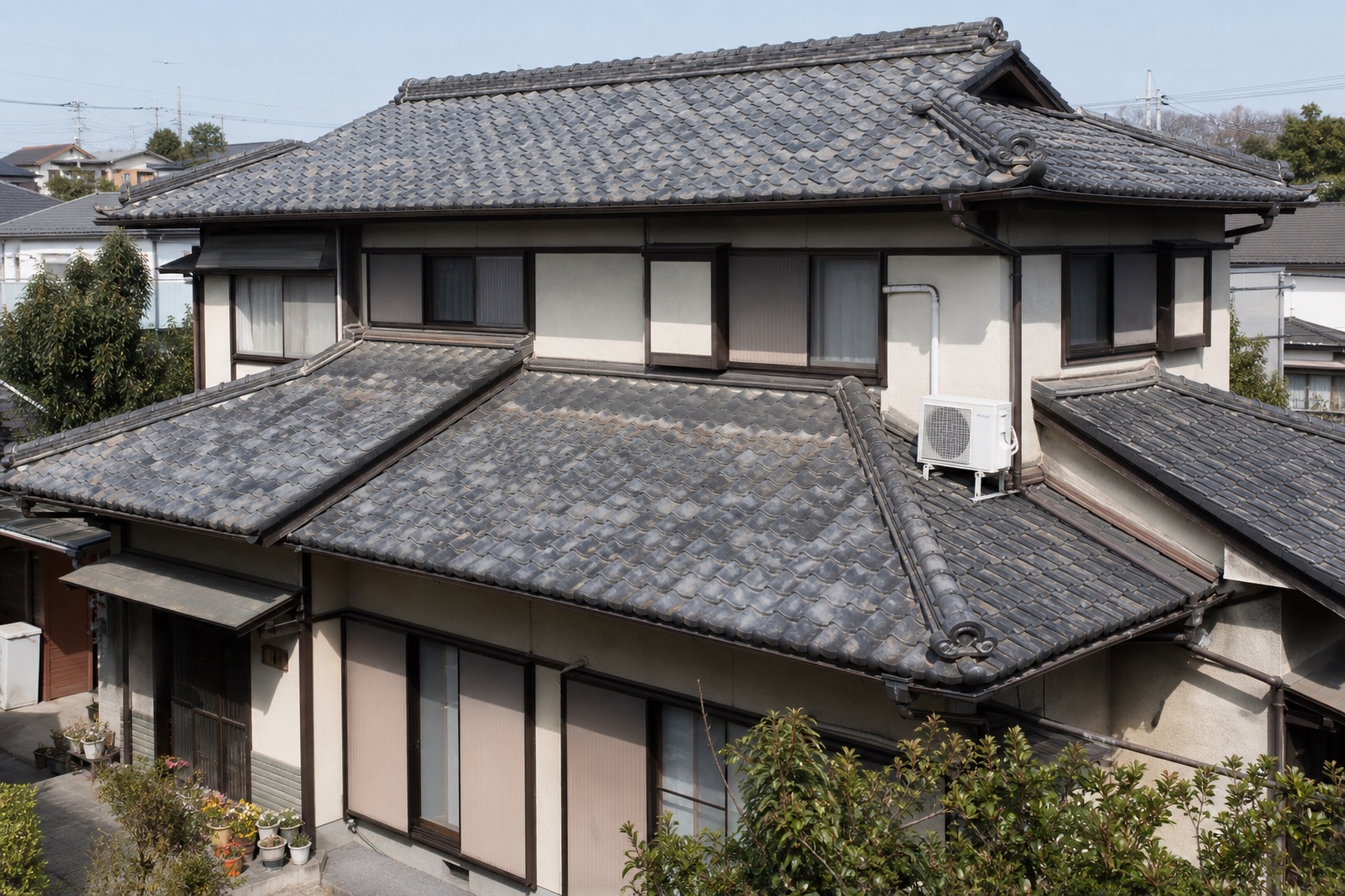屋根カバー工法前